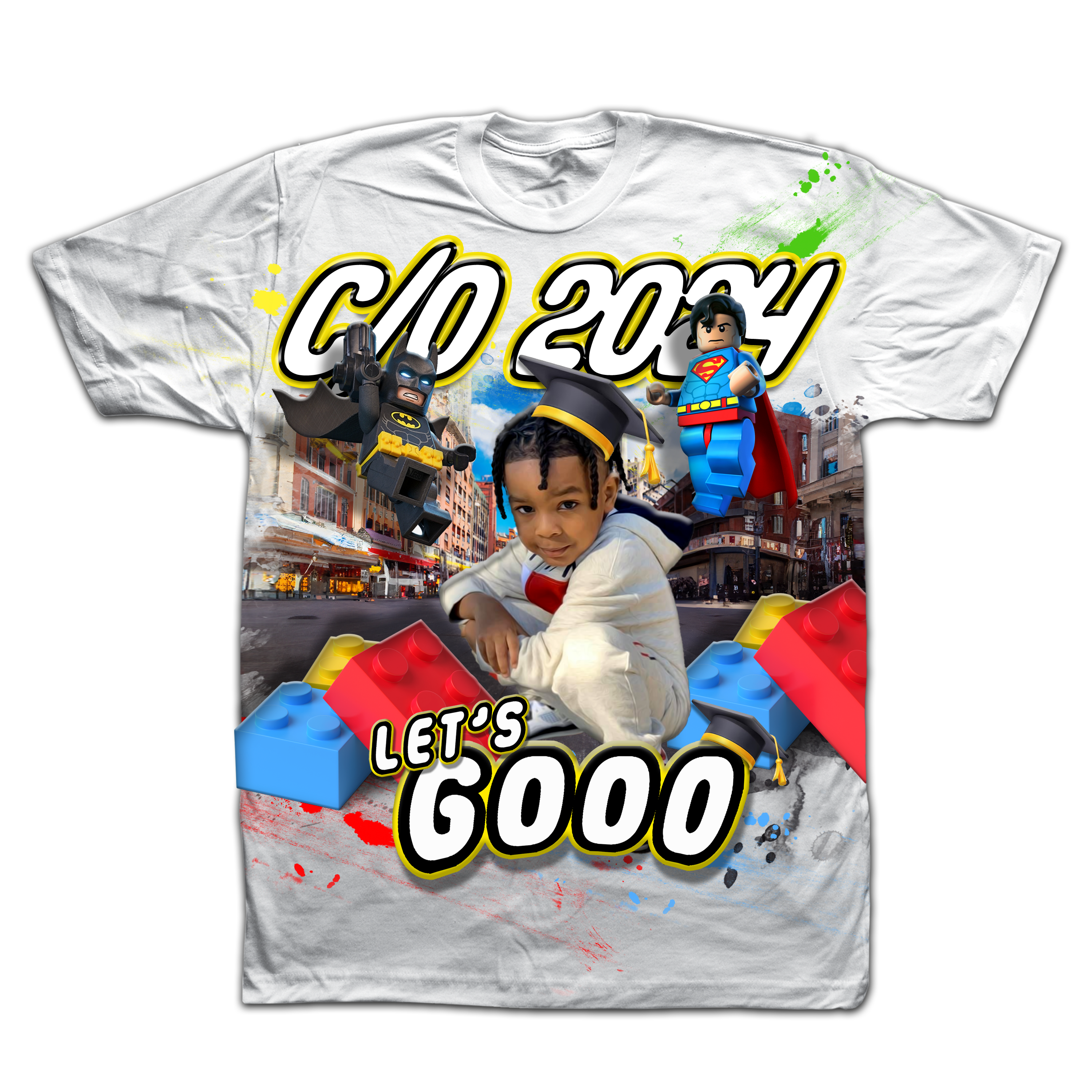 3D All Over and Center Print Shirt image 4